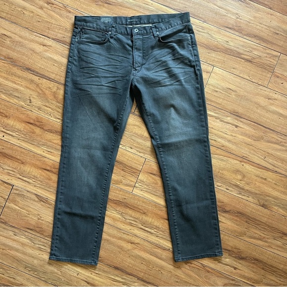 NEW JHON VARVATOS USA Classic Straight Grey Jeans Men Size38